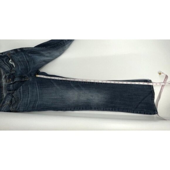 Rock & Republic Kasandra Jeans Size 6S Dark Distressed Bootcut Western - Picture 7 of 9